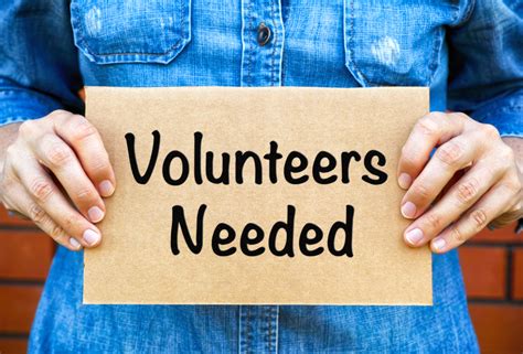 Volunteer Needs